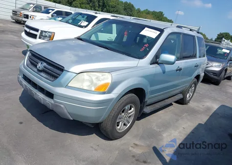 2003 Honda Pilot Ex-L from USA, damaged, VIN 2HKYF18593H604788